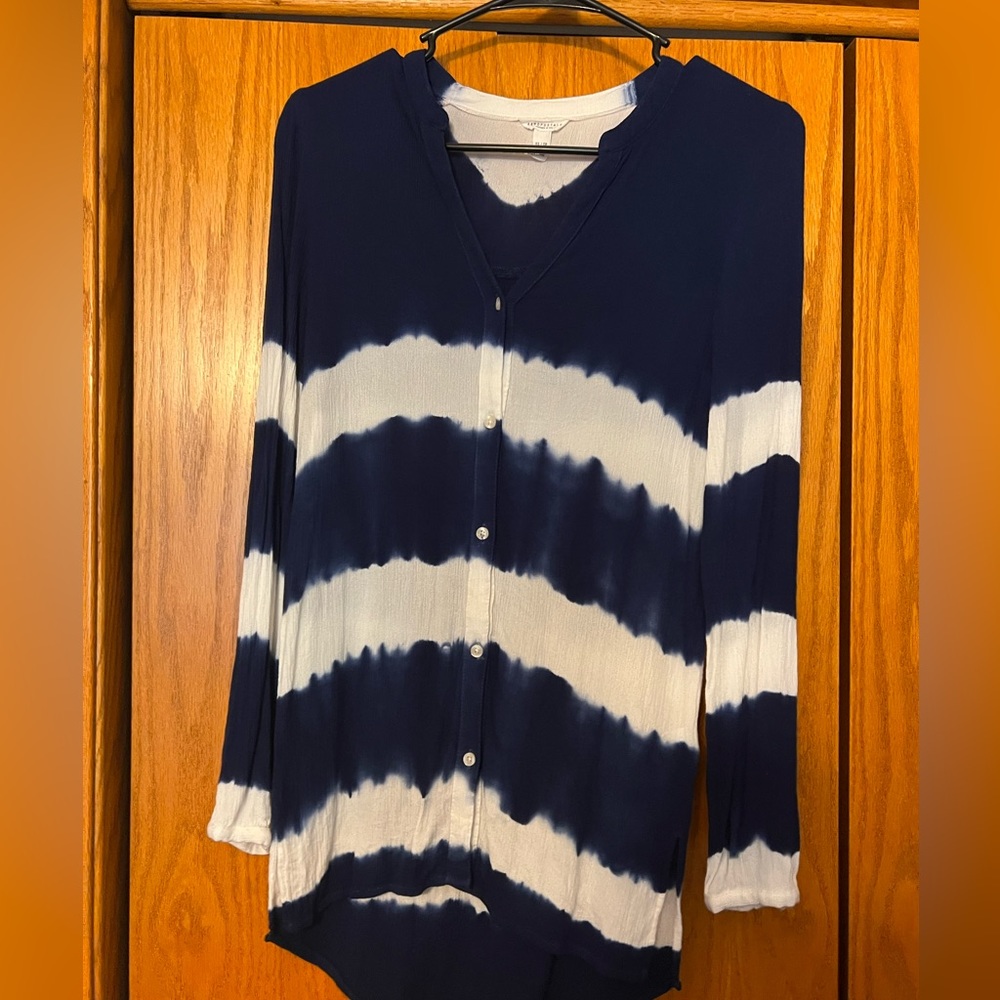 Blue & white stripe